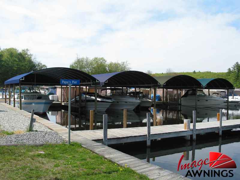 custom boathouse & dock canopies 16