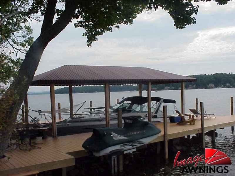 custom boathouse & dock canopies 17