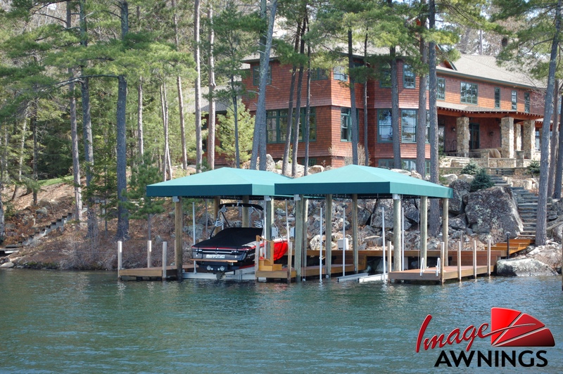 custom boathouse & dock canopies 2